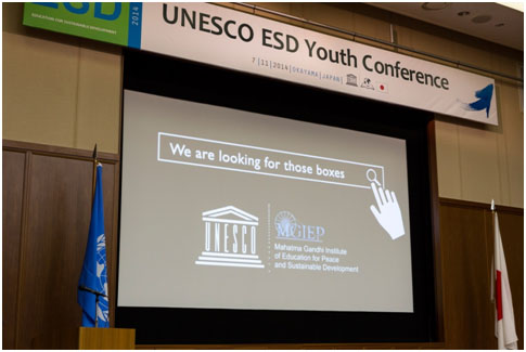 Unbox your ideas for global development with MGIEP Youth Programme: Presentation by Anantha Duraiappah, Director, UNESCO MGIEP at ESD Youth Conference